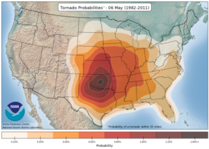 early may oklahoma tornado frequecy