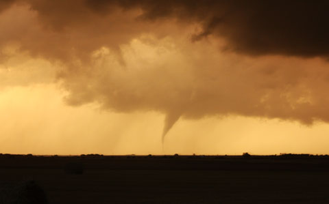 Sunset tornado