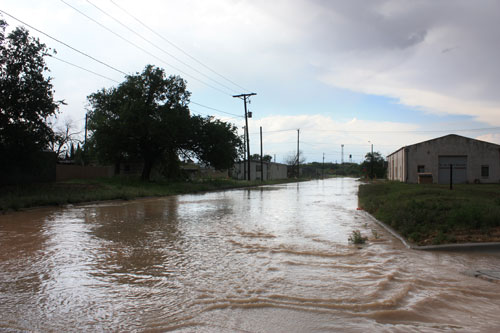 flooded street