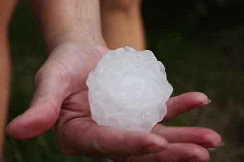 softball sized hail