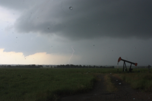 very close to a tornado