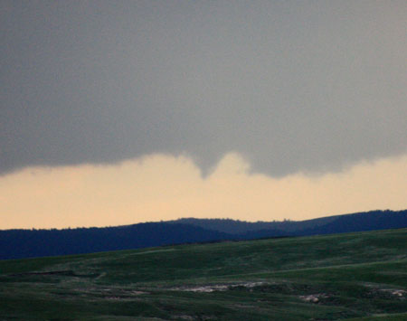 possible funnel cloud