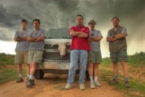 tempest tours white van with horns