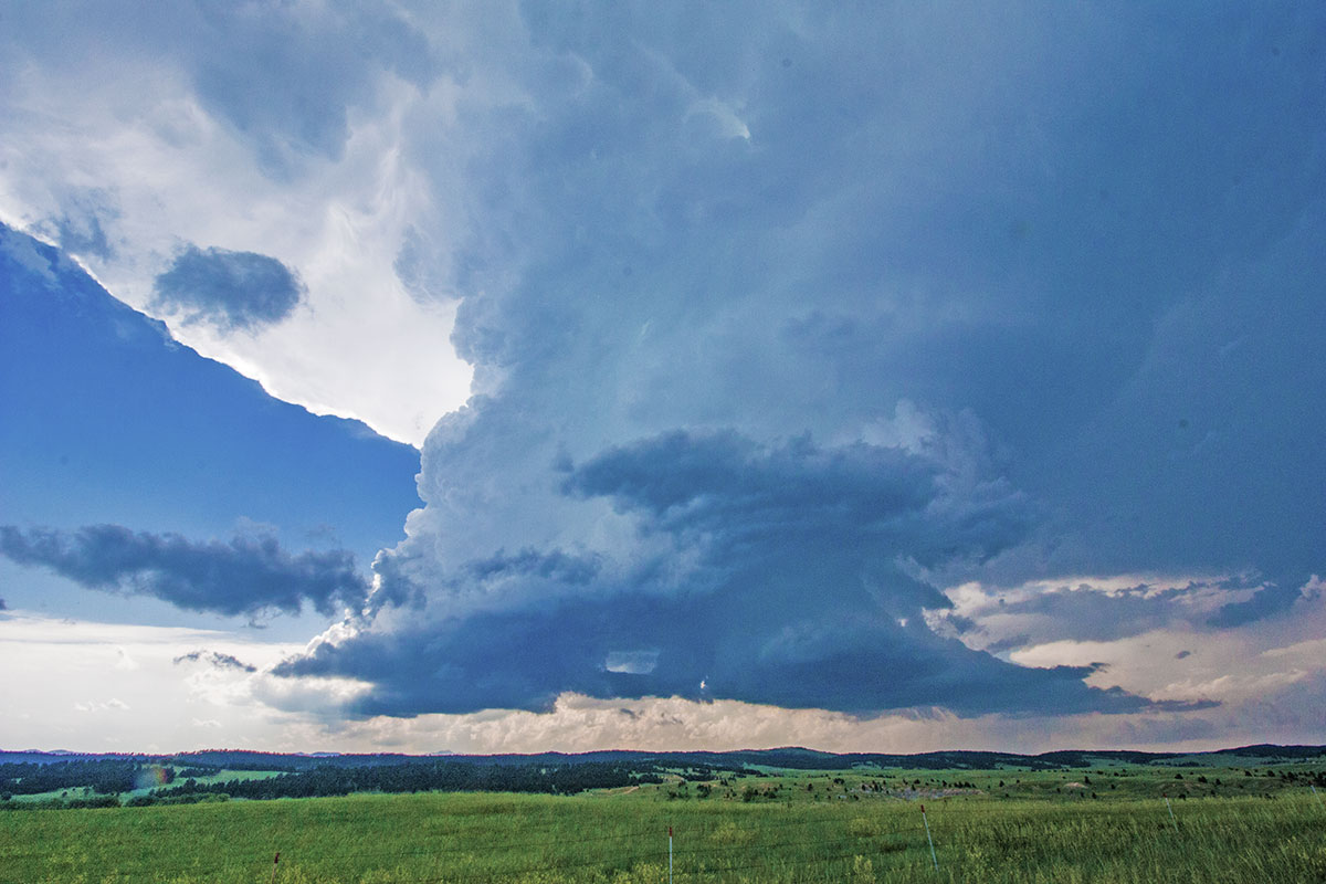 two updraft storm